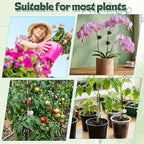 90Pcs Orchid Clips for Plants Support Plant Orchid Support Clips Portable Cute Vine Clip for Support Garden Plant Flower Vine, Mix Color