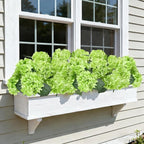 AGIRL 3 Bundles Green Artificial Hydrangea Flowers for Outdoors, UV Resistant Lifelike Faux Flowers for Spring Indoor Outdoor Garden Patio Porch Balcony Home Decoration Wedding Party Centerpieces