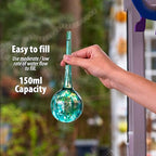 Besti Large Self Watering Globes for Plants Waters Greenery Up to 2 Weeks Hands Free | Durable, Multicolored Glass Craftsmanship | Indoor and Outdoor Use