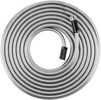 Beaulife Metal Garden Hose 25 ft Flexible No Kink Lightweight RV Drinking Water Hose Extension Leader Hose Heavy Duty Outdoor