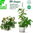 2 Pack 28" Sturdy Easy to Use Moss Pole Monstera Plant Support Stakes - Plant Stakes for Indoor Plants, Moss Poles for Climbing Plants, Tutores para Plantas Trepadoras Monstera Support Sticks