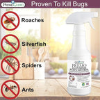 Pest Control by Premo Guard – 32 oz– Insect & Pest Spray – Bug, Roach, Fleas, Fruit Fly, Ant, Spider Killer – Effective Plant Based Formula – Child and Pet Safe – Best Natural Protection
