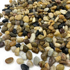 FANTIAN 20 lbs Pea Gravel Pebbles for Indoor Plants, 2/5 Inch Mixed Color River Rocks for Aquarium, Succulent, Vase, Bonsai, Garden, Plant Soil Cover and Outdoor Landscaping Rocks