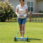 American Lawn Mower Company 2205-14 14-Inch, 5-Blade Push Reel Lawn Mower, U-Handle