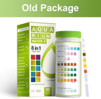 AAwipes 8-in-1 Aquarium Test Kit for Fish Tanks - Quick & Accurate Water Testing Strips for Aquariums & Ponds. Tests pH, Ammonia, Alkalinity, Hardness, Chlorine, etc. (K02-50)