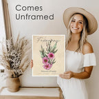 February Birth Flower Art Print - 11x14 (Unframed) | Capturing the Splendor of the February Birth Flower | Decor Accent for Birthdays and Special Occasions | Living Room Décor | Modern Home Décor