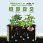 G GOOD GAIN Round Raised Garden Bed - 2Pcs 2x2x1ft Galvanized Steel Planter Boxes Outdoor with Rubber Edge Trim | Metal Raised Beds for Gardening Vegetables Flowers Fruits Herbs (Olive Green)