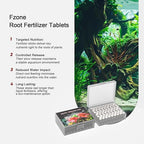 FZONE Root Tabs Freshwater Aquarium Plant Fertilizer 50-Count （1 Pack）