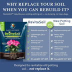 Earth Science RevitaSoil, 4 lb - Organic Soil Revitalizer - Earthworm Castings (Worm Castings) Plus Natural Nutrients & Biology - Grow 3X More, Amendment for Gardens, Potted Plants, Raised Garden Beds