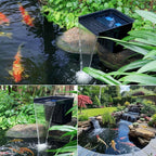 POPOSOAP Pond Waterfall Spillway Kit with 1200GPH Pond Pump & S104 Pond Filter, Filter Media, Pond Spillway for Outdoor Pondless Waterfall and Streams, Pondless Water Feature
