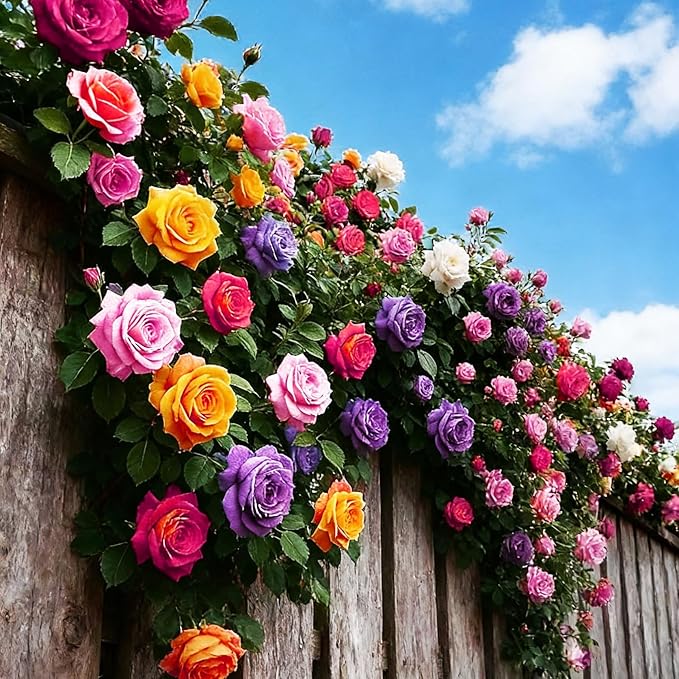 Rose Flower Seeds for Planting, 310+ Mixed Rare Rose Seeds, Perennial Flowers, Non-GMO Heirloom Bush Vine Seed for Garden Bonsai