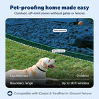 PetSafe Pawz Away Outdoor Wireless Pet Barrier, Electric Training System for Cats and Dogs with Receiver Collar