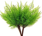 Artificial Fern Plants, PASYOU Fake Greenery Shrubs Plastic Bushes Grass Shrub Leaves Bush Home Indoor Outdoor Garden Verandah Wedding Party Décor Table Arrangement Decoration Planter Filler 4 Bunches