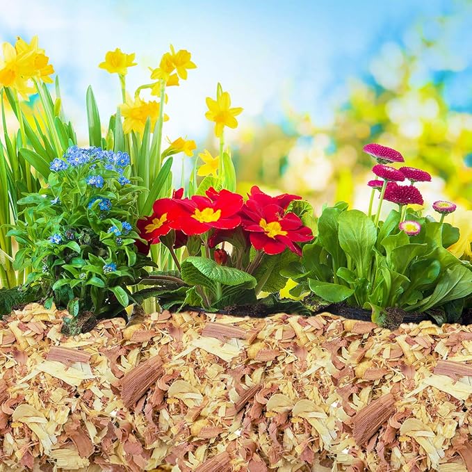 100% Natural Cedar Shavings | Mulch | Great for Outdoors or Indoor Potted Plants | Dog Bedding (Small)