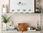 Der Rose 9 Pack Fake Plants Small Realistic Succulents Plants Artificial for Home Room Decor Indoor