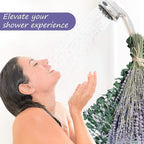 70PCS Preserved Eucalyptus Stems & Dried Lavender Bundles for Shower, 17'' Natural Real Live Eucalyptu Leaves Greenery Hanging Lavender Flowers Shower Plant, Fragrance, Vase Decor