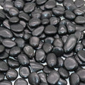 Rocks for Plants. Black Polished Decorative Pebbles. 0.5 to 1 Inch 18 lbs. for Garden, Landscaping, Indoor, Vase fillers, Crafting, Succulents, pots, Plants