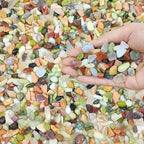 FANTIAN 2 Pounds Pebbles for Plants, 3/8 Inch Succulent Rocks, Decorative Polished River Rocks for Plants Indoor, Vases, Cactus Planters, Bird Bath, Craft and Fairy Garden