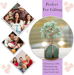 Crocon® Green Aventurine Crystal Tree, Birthday Gifts for Women, Men & Friends, Green Aventurine Stone Base Tree of Life Decor for House, Sister Gift, Birthday Gifts for Mom & Dad, House Warming Gift