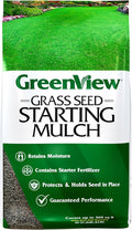 GreenView Grass Seed Starting Mulch – Ideal for Newly seeded lawns and Bare Spots -18 lb. Bag - Covers 360 sq. ft.