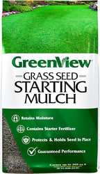 GreenView Grass Seed Starting Mulch – Ideal for Newly seeded lawns and Bare Spots -18 lb. Bag - Covers 360 sq. ft.
