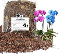 Orchid Bark Potting Mix 9 Quart, Mix Pine Bark,Perlite, Sphagnum Moss and Clay Pebbles for Plants, Orchid Garden Soil for Potting,Repotting
