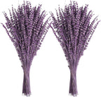 Uieke Dried Lavender Flowers Bundles, 16" Dried Purple Preserved Lavender Stems Bouquet for Shower Weeding Home Fragrance Vase Crafts Decor, 100g(3.52oz)