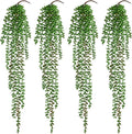 Waipfaru 8Pcs Artificial Hanging Plants, Fake Vines Fake Hanging Plants for Outdoors UV Resistant Ivy Artificial Plants Outdoor Faux Plants Indoor Bedroom Living Room Boho Wall Porch Shelf Decor