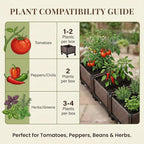 1 Pack Self Watering Tomato Planter with Trellis 64 Inch, Raised Garden Bed with Trellis - Planter Box for Climbing Plants, Tomato Pot for Vegetables, Vine Flowers, Indoor, Outdoor, Patio