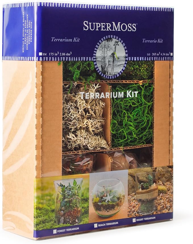 SuperMoss (90421) Terrarium Kit, 8 oz, Forest