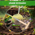 Plant Hole Digger for Planting, Garden Seed Dispenser, Bulb Planting Tool, Handheld Digger Garden Seed Planting Tool for Planting Tulip Daffodil Saffron Vegetable Seeds (1pcs)