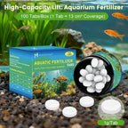 Root Tabs Freshwater Aquarium Plant Fertilizer, Slow-Release 100 Tabs 1g/Tab, Safe for Fish and Shrimp, for Planted Aquarium Substrate (2 * 100)