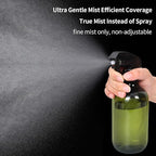 Cleaning Spray Bottles for Plants Misters Inside, 2 Pack 16.9 oz Squirt, Water Spray Bottle Mist Sprayer, No Leak Hair Mister Empty Adjustable Nozzle (Green)
