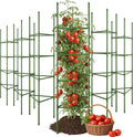 CEWOR Tomato Cage - 6 Pack Tomato Trellis, 63 Inch Extra Tall Tomato Cages for Garden, Plant Support Garden Stakes Triangle Structures for Climbing Plants Outdoor, Pots, Raised Garden Bed, Vegetables