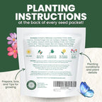 Hummingbird Butterfly Mix - Large 1 Ounce Packet - 7,500 Flower Seeds for Planting - Wildflower Mix