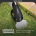 Sun Joe HJ604C Cordless Grass Shears and Hedge Trimmer, 2-in-1 Handheld Shrub Trimmer, 7.2V Lithium-Ion Battery, 1250 RPM Steel Blades, Charger Included