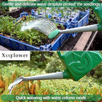XXXFLOWER 1.5 Gallon Green Watering Can Outdoor Garden Flower Plant, Lightweight 6 L Water Cans with Detachable Nozzle Watering Pot for Office House Garden