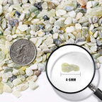 Succulent and Cactus Bonsai DIY Rocks, Jade Bean Pebbles, Natural Decorative Polished Stones Vase Fillers Gravel for Plants，Terrarium, Fairy Gardening, Indoor Outdoor Decor Ornamental Stones.
