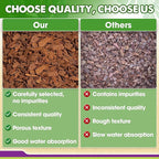 DUSPRO Orchid Bark Bulk for Plants, Optimal Texture Bark for Orchids Potting, Ideal Wood Chips for Plants (16 Quarts)