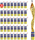 40 Pack Fly Traps Strips Indoor Outdoor, Flies Paper Sticky Hanging with Pins, Fruit Fly Tape Ribbon Roll for Home, Bug & Gnat Catchers for Inside, House Fly Killer for Winged Insect, Mosquito