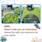 Floating Plant Corral for Aquarium, Fish Tank Accessories to Protects Duckweed from Filters, Automatically Adjusts Height According to Water Level, Suitable for All Duckweed and all aquariums(Style 2)