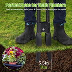 Post Hole Digger 4.5FT Heavy Duty Hole Digger with Dual Sharp Blades Professional Manual Hole Digger Tool for Gardening Transplanting Fence Installation Construction