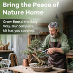 LUOJIBIE Bonsai Tree Kit for Beginners - Unique DIY Japanese Bonsai Trees,Crafts for Adults, Ideal Gardening Birthday Gift for Women & Men,Complete Indoor Plant Kit