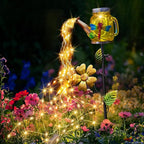 SRNPMIU Solar Watering_Can Light, Yard Outdoor Decor Lights, IP65 Waterproof, Hanging Dragonfly Garden Light, Outside Garden Flower Bed Decor, Women Gift, Birthday Gifts