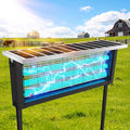 Large Solar Bug Zapper with High Powered for 4000 sq.ft, Powerful Outdoor Mosquito Zapper, Rechargeable Electric Fly Zapper for Patio Garden Backyard RV Camping Swimming Pool Pest Control