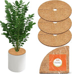Coco Coir Mulch for Landscaping, 24 Inch Coconut Liners for Planters, 3 Pcs Coconut Fiber Tree Ring, Plant Covers from Animals,Dirt and Tree Protectors