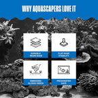 Penn-Plax Aqua Flora Moss Patch - Aquarium Living Resin Decoration with Embedded Glosso Seeds - Easy-Grow Freshwater Moss for Natural Aquascapes - Safe Resin Decor - Green, 4.3 x 2.87 x 0.8 Inches