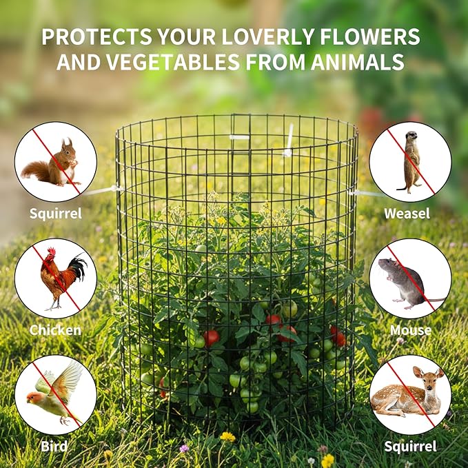 Metal Plant Covers 12pcs,30 Pcs Plant Protectors from Animals