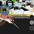 Shade&Beyond Customized Size 5' X 5' Shade Cloth with Grommets, 90% UV Protection UV Protection Mesh Tarp Sun Screens for Patio GN01, Black