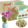 Legigo 4.4LBS Premium Sphagnum Moss for Plants- 80QT Natural Succulent Carnivorous Plant Moss Dried, Long Fiber Orchid Moss for Orchid Repotting Succulent Sarracenia Potted Plants Gardening & Reptiles